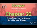 How to Make Behavior Stick: Generalization &amp; Maintenance | ABA Chapter 30 Explained