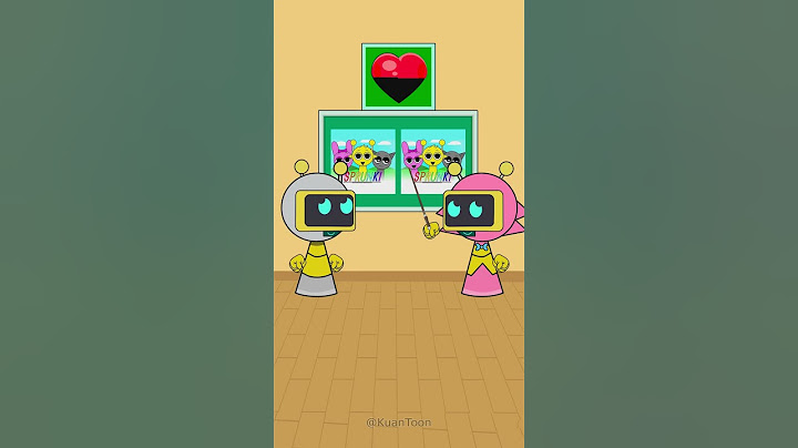 Sprunki Pink Bot and Fun Bot school #sprunki #incredibox #funbot #phase2