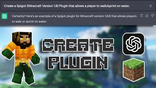 Using ChatGPT to Create a SUPER POWER Minecraft Spigot Plugin!