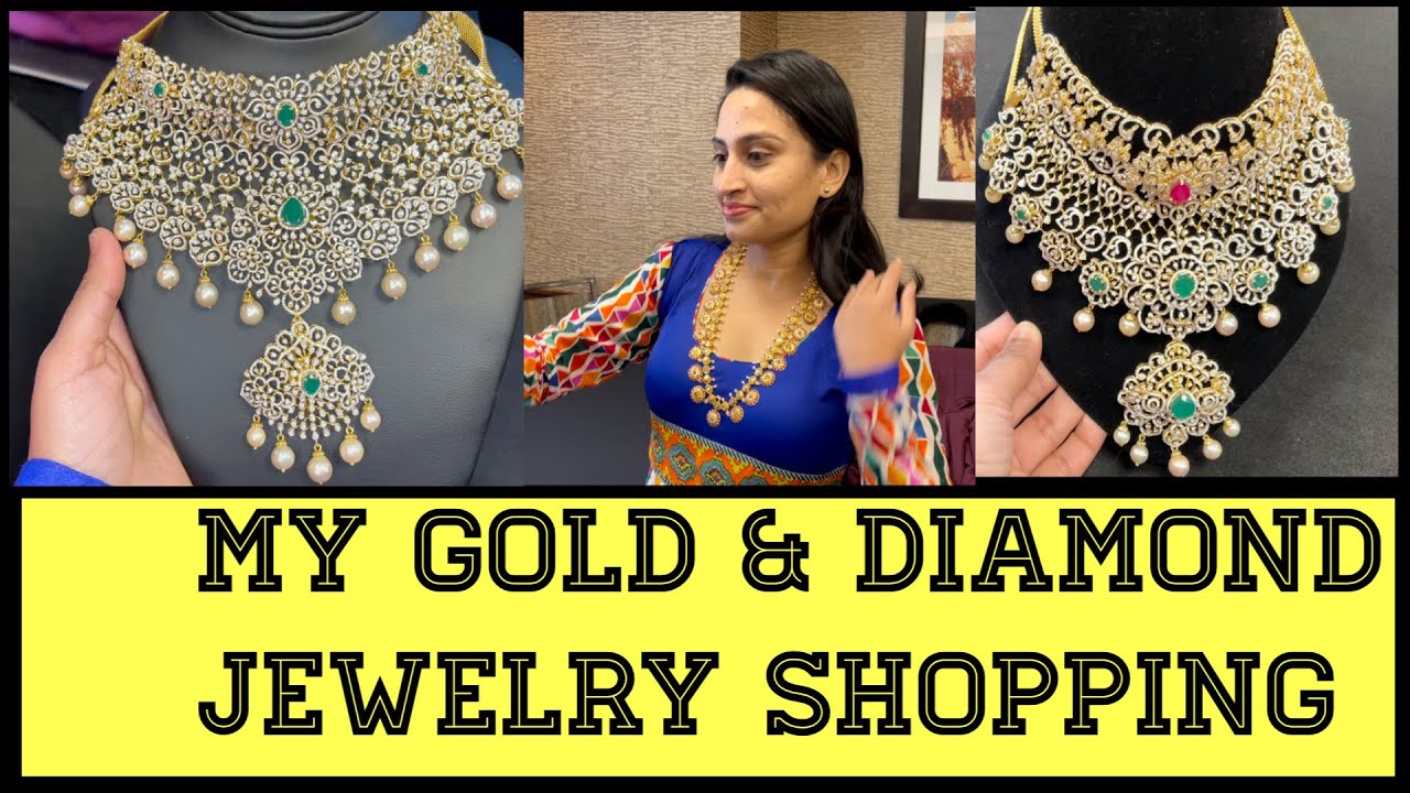 My gold & diamond jewelry shopping | ఏమి gold / diamond items కొన్నాను ? | telugu vlogs USA