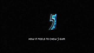 How It Feels To Chew 5 Gum