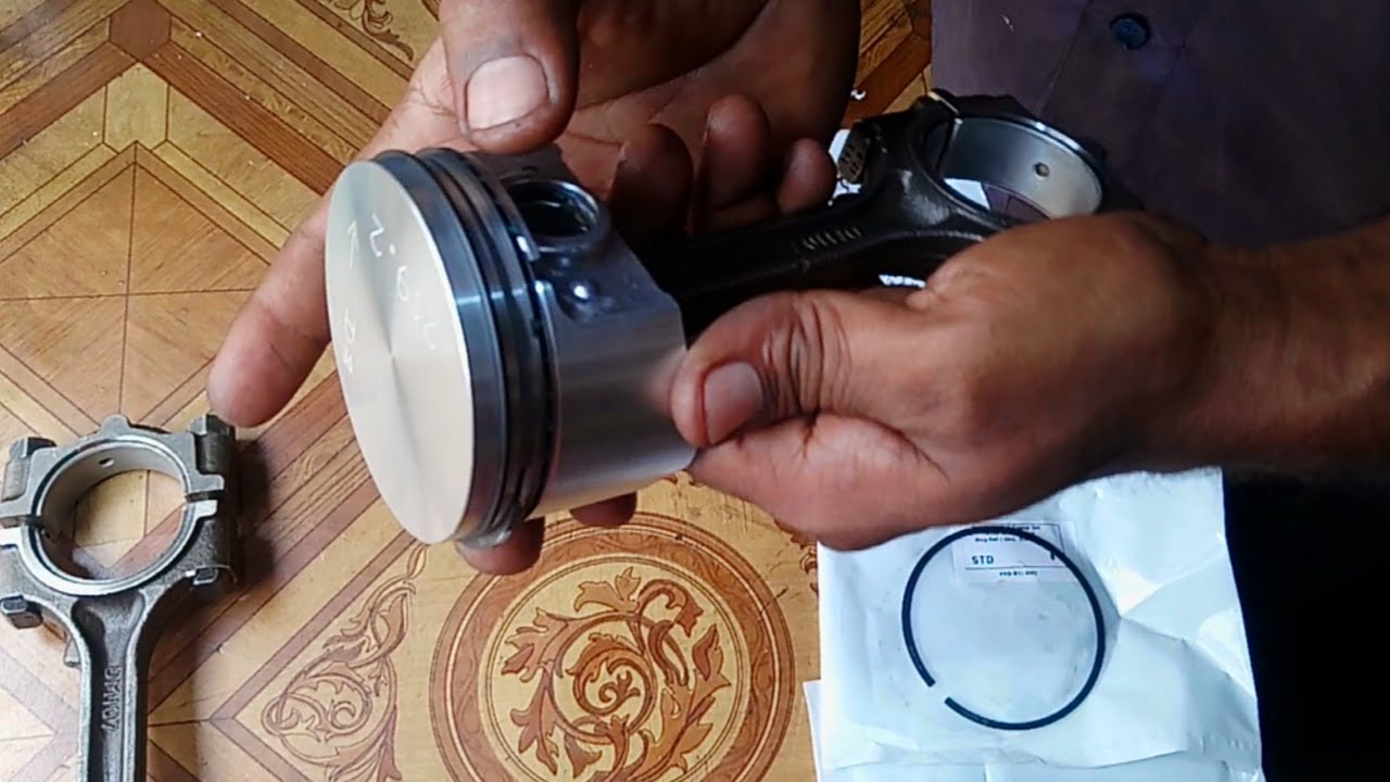 How To Install Piston Rings Piston Rings Fitting Tata Ace Hindi