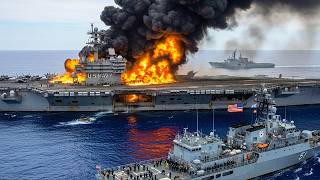 Uss Gerald R Ford Severely Damaged  Iran Threatens Us In Persian Strait