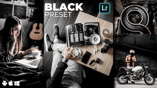 BLACK Preset - Lightroom presets | black tone | black Lightroom presets | black photo filter screenshot 1