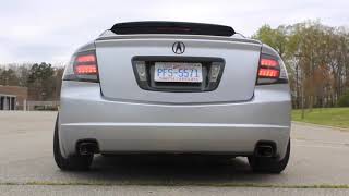 ACURA TL CAT DELETE & STRAIGHT PIPE EXHAUST Acura Tl Full Catless Exhaust Amazing Sound
