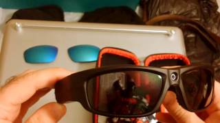 Changing lenses on Pivothead Durango POV camera sunglasses (720P 60fps source)