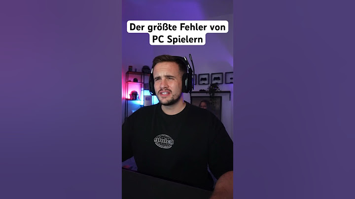 DER GRÖßTE FEHLER VON PC GAMERN