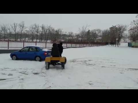 Самодельный мини трактор из нивы