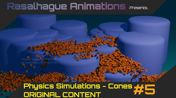 Physics Simulation - Cones! (5) \\ Rasalhague Animations