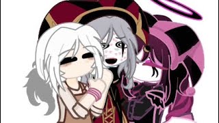♡3 way kiss ||TFC||Mestra, Pierrot, and Colombine||Tweening||♡
