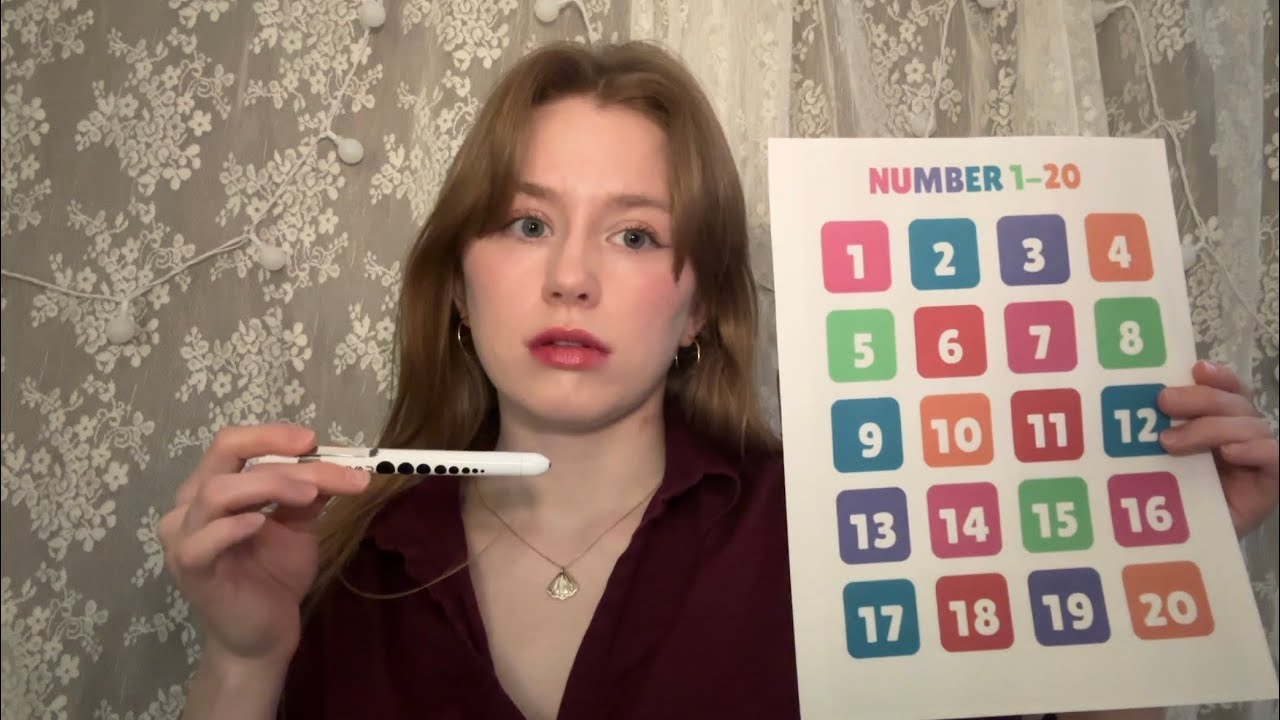 Стандартный осмотр глаз в стиле ASMR