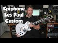 Epiphone Les Paul Custom - Alpine White - Inspired By Gibson