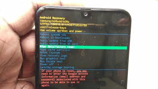 Samsung Galaxy M30s M30 Hard Reset or Factory Reset Unlock Password