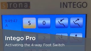 Intego Pro - Activating the 4-way Foot Switch