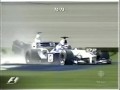 Ralf Schumacher hits Juan Montoya on lap 2, Indy 2002, replays