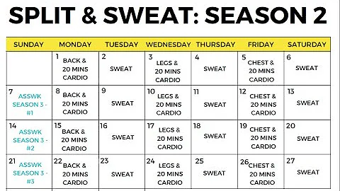 Split & Sweat Challenge