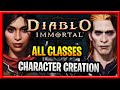 Diablo Immortal All Classes Customization Closed Beta Character Creation Diablo Mobile 2021
