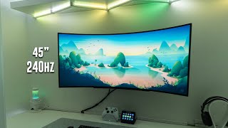 Switching To The 45' LG Ultragear OLED Ultrawide Gaming Monitor!