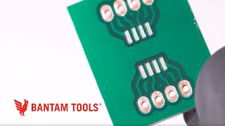 How To Make A Pcb Solder Mask With The Bantam Tools Pcb Milling Machine