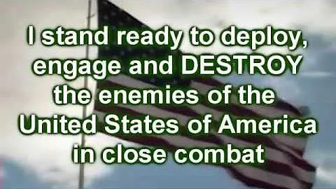 The Soldier's Creed U.S. Army