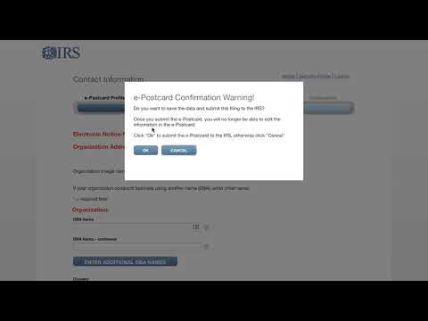 How to File your Nonprofit Information Return - IRS Form 990-N