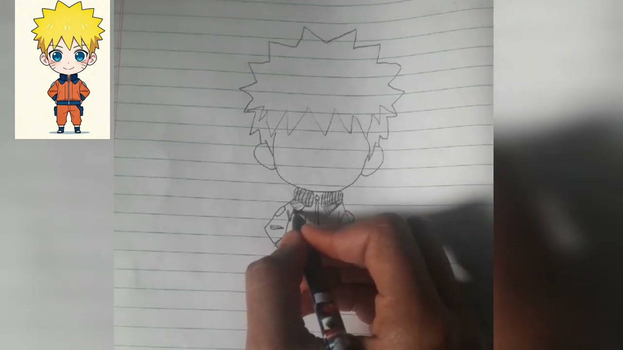 Naruto drawing #drawing #anime #viral #song #mainmake #art #animeart