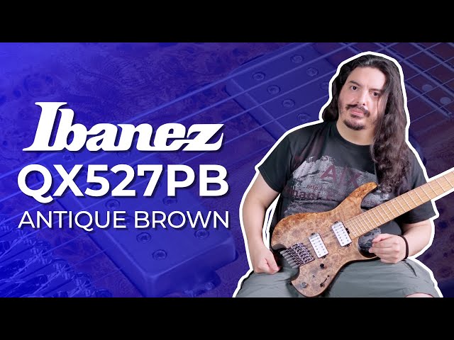 Ibanez QX527PB-ABS - Showcase with Anthony Micallef - YouTube