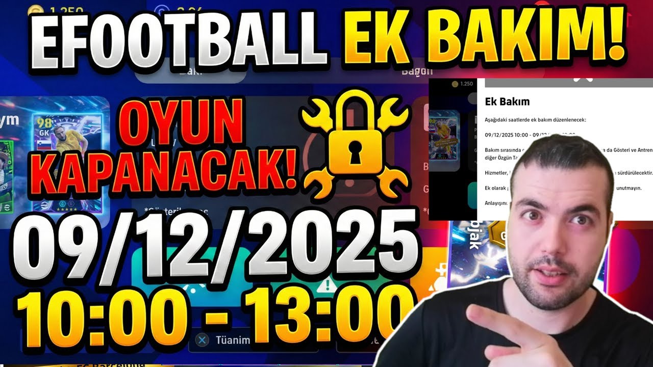 3 SAATLİK BAKIM🔥5.2.1 YAMASI (KONAMİ'DEN AÇIKLAMALAR) eFootball 2026 Mobile