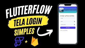 Primeira Vez CRIANDO TELA DE LOGIN no FlutterFlow com Firebase