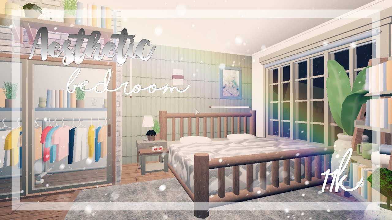 ROBLOX|| Bloxburg: Aesthetic Bedroom 11k - YouTube