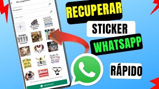 📱COMO RECUPERAR MIS PAQUETES DE STICKERS DE WHATSAPP 🥲/ SOLUCIÓN método 2025 #soundypc #whatsapp screenshot 3