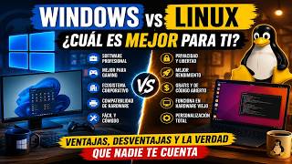 ¿Por qué Linux NO puede vencer a Windows? (La cruda verdad) | Documental