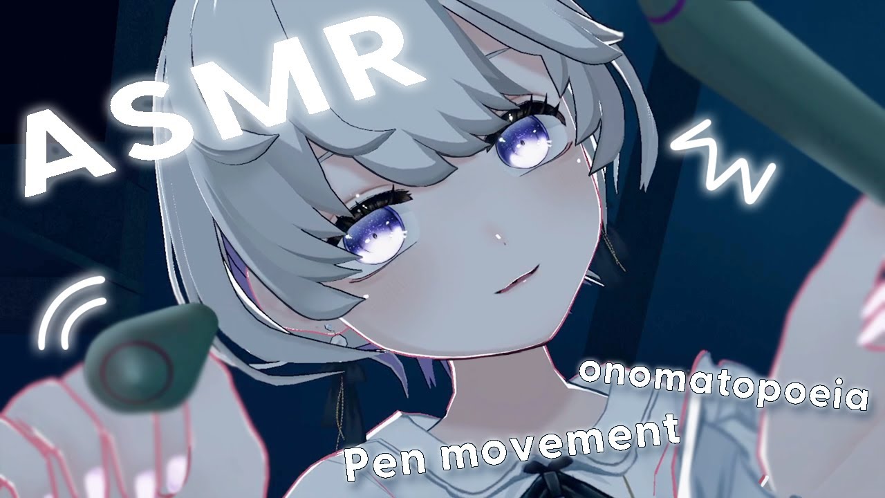 【ASMR】あなたのお顔にお絵描きします🤍✏