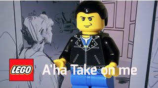 Aha Take On Me in Lego