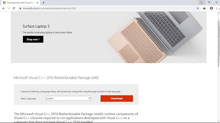 Microsoft Visual C++ 2010 Redistributable Package x86