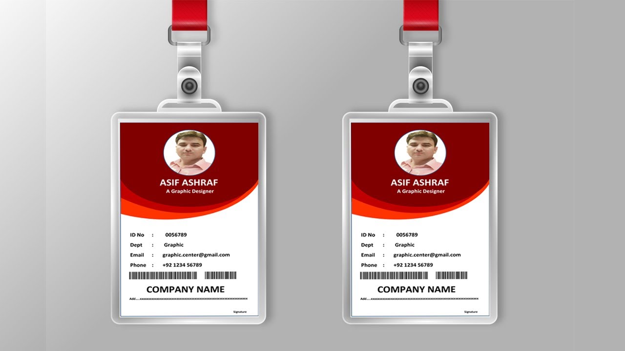 Staff ID Card Design In Microsoft Word ID Card Design YouTube staff-id-card-design-in-microsoft-word-id-card-design-youtube
