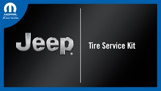 Tire Service Kit | How To | 2024 Jeep Compass