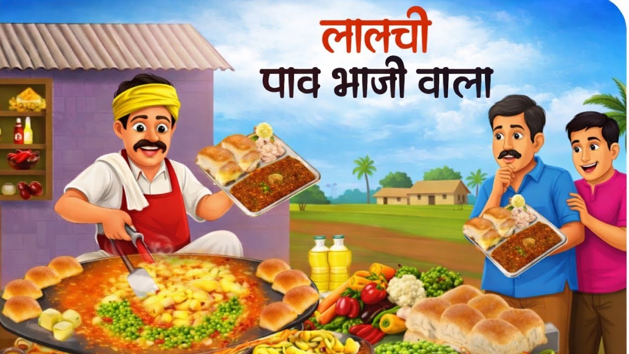 लालची पाव भाजी वाला | Lalachi Pav Bhaji Wala | kahani | hindi story | hindi moral stories |