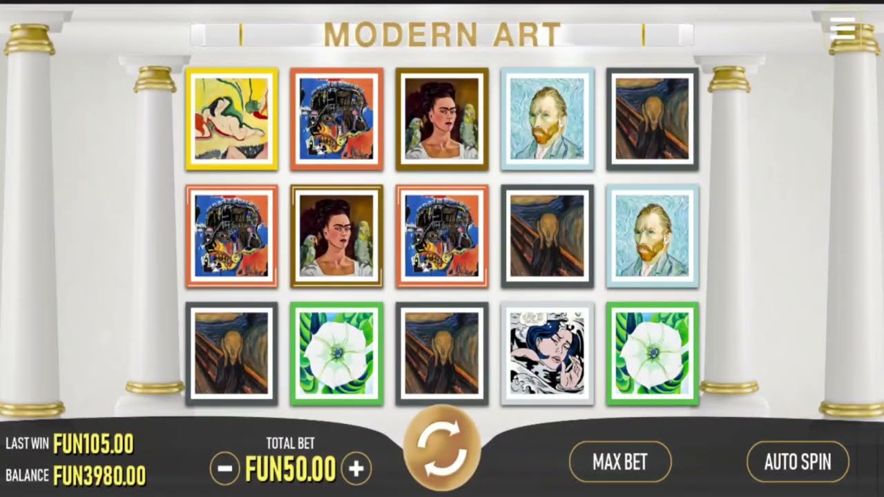 Modern Art  (Urgent Games) Slot Review | Demo & FREE Play video preview