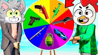 GTA 5: ¡LA RULETA DE LAS ARMAS!  LOS COMPAS en GTA V