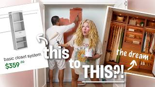 Famous We Made a Cheap Closet Kit Look EXPENSIVE (Full Closet Makeover) Wealth