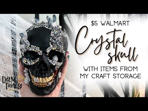 $5 Walmart Crystal Skull l DAM Fancy Creations