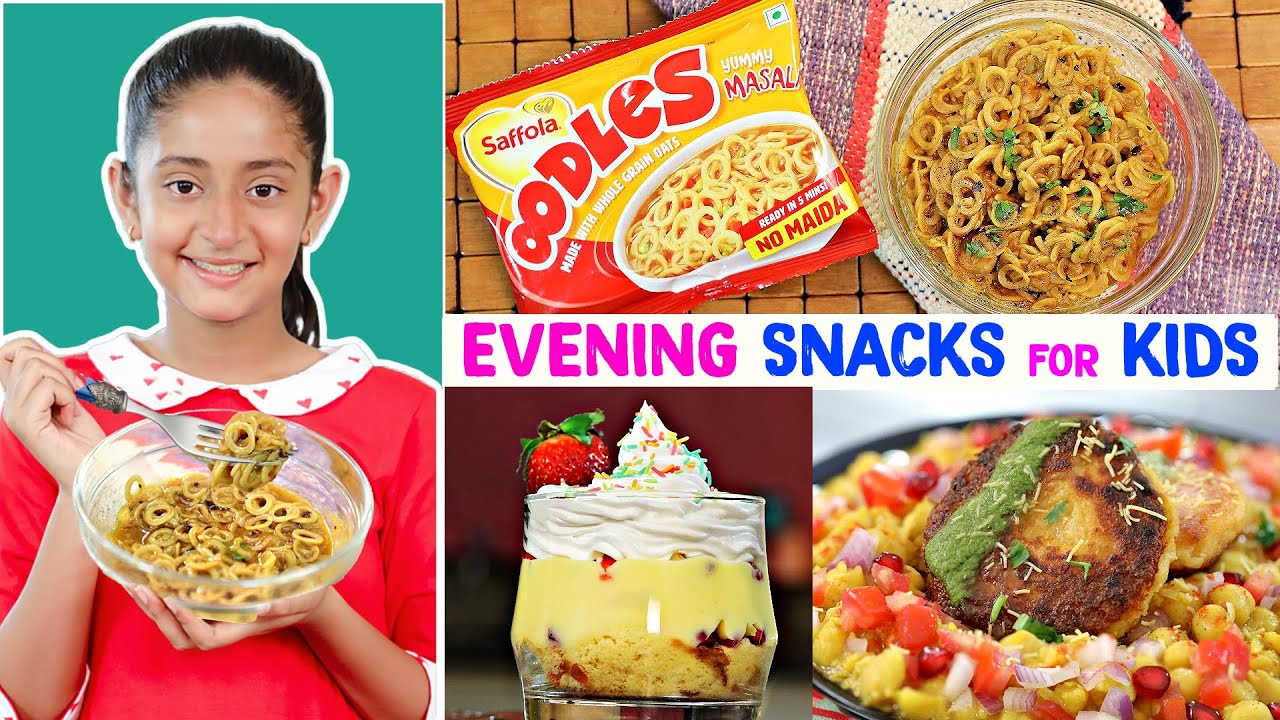 EASY Evening SNACKS For Kids | Snack - Time Recipes | CookWithNisha | Cook With Nisha