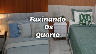Faxinando os quarto +cama posta da cemana