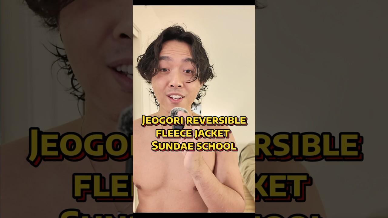 Sundae School’s Jeogori quilted reversible fleece jacket 