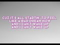 Stellar- Bad dream (lyrics)