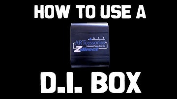 How To Use a D.I. Box