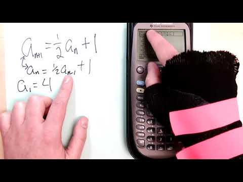 Graphing Recursive Sequences TI-89 Titanium