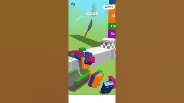 | IOS GAMING | IOS GAME: Slice it all! | Level 153