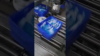 180 Deg Milk Crate &quot;U&quot; Turning on SS304 Flat Top Chain Conveyor by Excel Conveyors